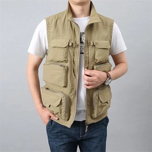 Nuevos chalecos de secado rápido de malla para exteriores de verano para hombre, chalecos finos, chaquetas sin mangas para escalada, chaleco para hombre/bolsillo 5 dimensiones - Product Image 3
