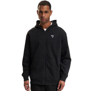 Sweat à capuche à fermeture éclair pour hommes, sweat-shirt à capuche en polaire décontracté avec poches, veste Streetwear d'hiver chaude pour un usage quotidien et actif - Product Image 1