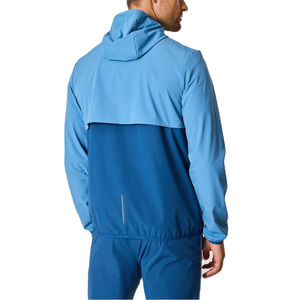 Ensemble coupe-vent personnalisé pour hommes-Veste courte et jogging Survêtement deux pièces à fermeture éclair Vêtements d'hiver en polyester - Product Image 4