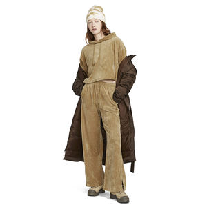 Women's Plus Size Casual Pullover <b>Velour</b> Hooded Sweater for Autumn Winter Street-Wear Drawstring Velvety <b>Hoodie</b> Breathable - Product Image 5