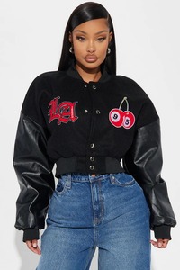 High Quality Customizable Varsity <b>Jacket</b> women Chenille Embroidery Sleeves Baseball Letterman Varsity <b>Jacket</b> for women - Product Image 2