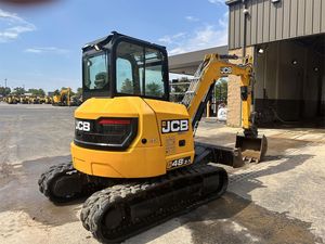 รถขุดขนาดเล็ก JCB 48Z ปี 2021 แบบตีนตะขาบ เครื่องยนต์ Isuzu กระบอกไฮดรอลิก KYB มอเตอร์เกียร์ PLC กำลังขุดสูง รับประกัน 3 ปี - Product Image 6