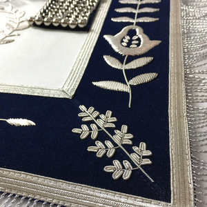 Produit en gros Tablier de maître maçon maçonnique à broderie Tabliers de francs-maçons pour produits Regalia - Product Image 3