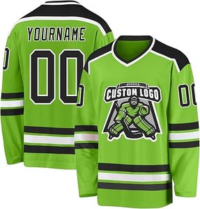 เครื่องแบบฮ็อกกี้น้ำแข็งไซส์พิเศษสำหรับผู้ใหญ่เครื่องแบบฮ็อกกี้น้ำแข็งออกแบบโลโก้ของคุณเอง - Product Image 3