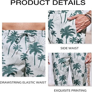 Factory Price <b>Men's</b> Casual Sport <b>Trousers</b> Elastic Waist Flat <b>Lightweight</b> Mid Waist 100% Cotton Windproof Breathable <b>Summer</b> - Product Image 5