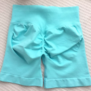 กางเกงขาสั้นสำหรับเล่นฟิตเนสเอวต่ำกางเกงวิ่งขาสั้นผ้าโพลีเอสเตอร์95% 5% ไร้ตะเข็บผ้าสแปนเด็กซ์ทันสมัย - Product Image 2