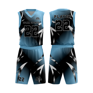 Ensemble d'uniformes de basket-ball personnalisés pour hommes XS Short en jersey de polyester à séchage rapide Tenue de sport respirante Vente en gros OEM ODM pour les jeunes - Product Image 1