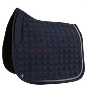 Premium quilted English <b>saddle</b> pad soft breathable lining durable construction for comfort and stability riding sessions - Product Image 4