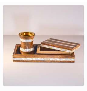 Ensemble cadeau de brûleur d'encens simple en bois et résine avec parfum d'aromathérapie écologique, décor durable et longue durée - Product Image 5