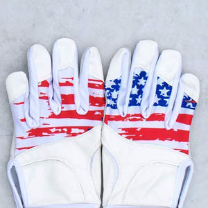 Guantes de bateo antideslizantes para deportes 100%, guantes de bateo de cuero suave de alta calidad para hombres, nuevo estilo para hombres, todos los tamaños regulares - Product Image 6