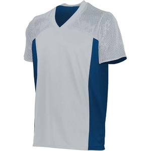 Maillots de football universitaire authentiques haute performance Design classique Logos personnalisés Respirant Plus Size Manches courtes pour Team Club - Product Image 3