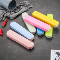 Portable PP voyage vaisselle universel boîte de rangement étui de qualité alimentaire vaisselle cuisine fourchette cuillère boîte pour enfant école couverts
