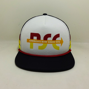 5-panel Retro hoàng hôn sọc bọt <span class=keywords><strong>Trucker</strong></span> <span class=keywords><strong>hat</strong></span> Puff in không thấm nước nhung lưới cap Việt Nam Y2K Màn hình da in du lịch <span class=keywords><strong>hat</strong></span> - Product Image 3