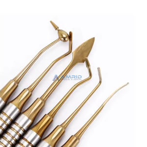 Venta caliente CE Equipos dentales Juego de espátula de llenado de resina compuesta con mango grueso Herramientas de llenado dental manual - Product Image 3