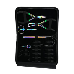 Kit d'outils durables de pinces d'extension de cheveux en acier inoxydable Kit d'outils d'extension de cheveux de pinces multicolores - Product Image 6