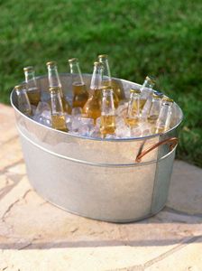 Best Selling Wine <b>Tub</b> Standard Design Bar Table Decor Wine <b>Tub</b> Premium Quality <b>Galvanized</b> Wine <b>Tub</b> With Stand At Best Price - Product Image 4