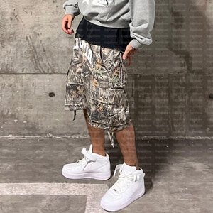 Pantalones Cavass Twill Camo Cargo Shorts Hombres Custom Summer Baggy All Over Real Tree Impresión digital Caza Camuflaje Trabajo - Product Image 4