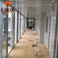 Vente en gros Conteneur pliable empilable de luxe petite salle de réunion petite maison