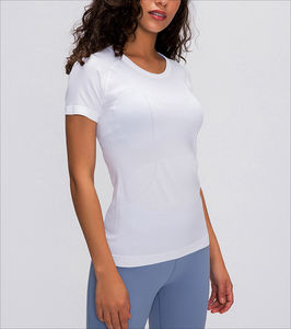 2026 nueva llegada excelente calidad señoras mujeres camisetas deportes transpirable ropa deportiva gimnasio camisetas en estilo único - Product Image 3