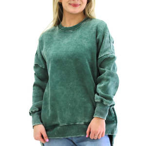 Sudadera Extra Grande para Mujer, Estilo Casual Diario, Tendencia Urbana, con Botones Delanteros y Bolsillos - Product Image 2