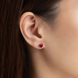 Boucles d'oreilles en perles plaquées or rose pour mariage, fiançailles, fête - Product Image 3