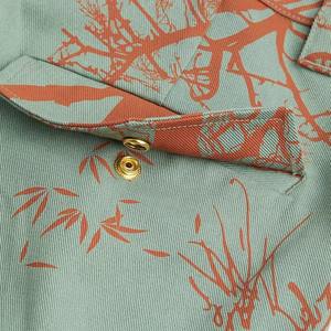 Veste de style imprimé personnalisée en gros Manteau de mode cargo vert Streetwear Vêtements d'extérieur décontractés avec fermeture éclair et poches Vente en gros - Product Image 2