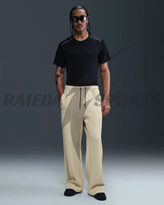 Pantalon de jogging sport unisexe léger et respirant en toile, style ample, élastique, décontracté, personnalisé, qualité supérieure 2026 - OEM - Product Image 3