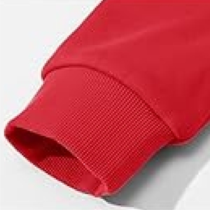 เสื้อฮู้ดสีแดงสดพรีเมียมสำหรับผู้หญิง – เสื้อสเวตเชิ้ตมีฮู้ดผ้าฟลีซเนื้อนุ่มพร้อมกระเป๋าจิงโจ้ - Product Image 4