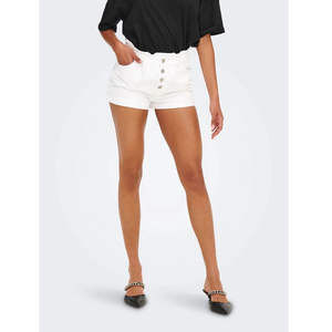 2026 <b>Women's</b> Hot Stylish Streetwear Breathable Casual Denim Shorts <b>Jeans</b> White Color Button Fly Ladies Short OEM - Product Image 1