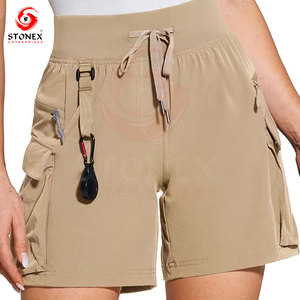 Shorts Casuales de Verano para Mujer, Elásticos, con Cintura Ajustable, para Fitness, en Varios Colores, Shorts Deportivos Coloridos para Mujer - Product Image 2