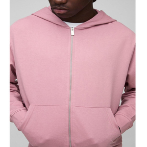 ชุดวิ่งออกกำลังกายสไตล์ฮิปฮอปผ้าคอตตอนเฟรนช์เทอร์รี่ใส่สบายมีซิปชุดวอร์ม2025 - Product Image 6