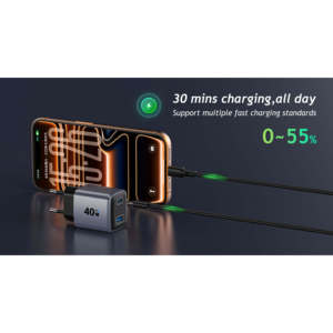 Cargador de Pared USB-C PD de 20W, Adaptador de Carga Rápida Universal para iPad, Salida Rápida de 5V/2.4A, Entrada de 0.5A, Caja de Alimentación de 12W-35W, Enchufe EU, US, UK - Product Image 3