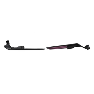 Rétroviseurs de moto JFG Stealth Wind Wing pour Kawasaki Z400 Z650 Z900 Duke MT03 MT07 MT09 Verre violet - Product Image 4