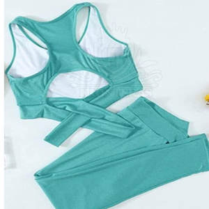 Qualité supérieure Dernière conception Ensemble de yoga pour femmes Vente en gros Ensemble de yoga pour femmes Ensemble de yoga pour femmes personnalisé - Product Image 4