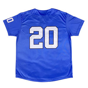 Ropa de béisbol y softbol personalizada de alta calidad, secado rápido, transpirable, OEM, ODM, conjunto de uniforme de camiseta de fútbol de béisbol impreso - Product Image 5