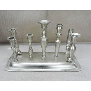 Candelabro de aluminio de diseño moderno y lujoso, soporte de vela antiguo pulido, superventas - Product Image 4