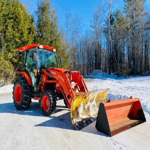 Compre el cargador de ruedas de tractor compacto Kubotas L4760, cargador de ruedas diésel superior frontal resistente, entrega rápida, calidad premium - Product Image 3