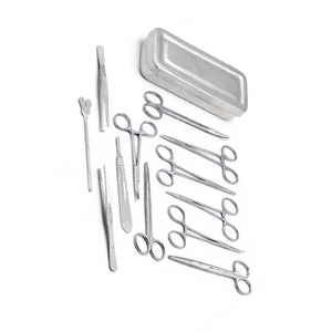 ชุดเครื่องมือผ่าตัดรองผ่าตัดขนาดเล็ก13ชิ้นพร้อมกล่องเครื่องมือผ่าตัดมาตรฐานเยอรมันได้รับการรับรอง CE & ISO - Product Image 4