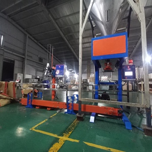 เครื่องบรรจุถุงแบบ TBM-SG00กึ่งอัตโนมัติสำหรับอาหารสุนัขฟีดอาหารสัตว์เลี้ยง10กก. 25กก. 50กก. กระสอบเย็บใกล้ๆ