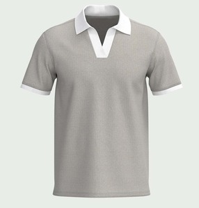 Último diseño mejor moda hombres Polo camisa con manga corta transpirable polos, camiseta polo - Product Image 3
