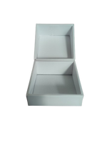 Cajas de Joyería Magnéticas Rígidas Blancas Pequeñas y Elegantes RTS, Ecológicas, Recicladas, Hechas a Mano, con Logotipo Personalizado, Laminación Mate y Recubrimiento UV