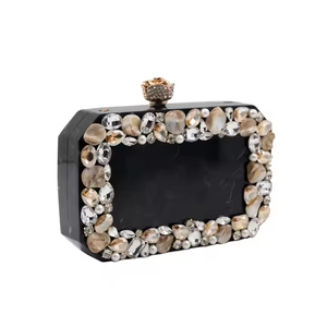 Elegante embrague de resina para mujer Diseño moderno y elegante para mujeres de moda por Crescent Crafts - Product Image 5