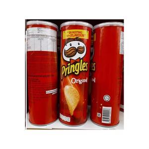 Pringles Chips de pommes de terre épicées, croustillantes, cuites au four, frites, sucrées, saveurs légumes et patate douce, en boîtes, sachets, en vrac, variété de saveurs - Product Image 5