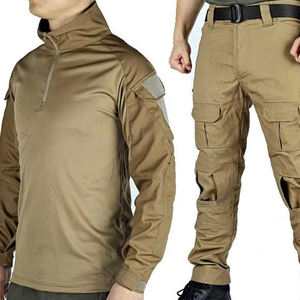 Uniforme Táctico de Senderismo de Camuflaje Transpirable con Logotipo Personalizado de Alta Calidad, Color Sólido, Poliéster/Algodón, Precio Bajo - Product Image 4