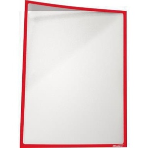 Ultradex DIN A4 PET Red Magnetrahmen 5 Pack Accessoires de classement ultra-résistants - Product Image 1