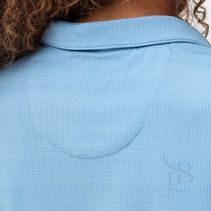 Logotipo bordado personalizado cuello acanalado 4 vías estiramiento calidad superior sublimación todo estampado Golf camisas mujeres 2025 personalizado - Product Image 2