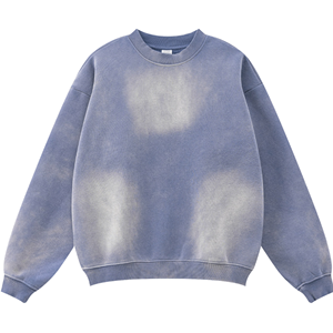 Sudadera con Capucha Extra Grande de Felpa Gruesa 100% Algodón de Alta Calidad, Lavado Ácido Vintage, Ecológica, con Impresión de Logotipo Personalizado - Product Image 4