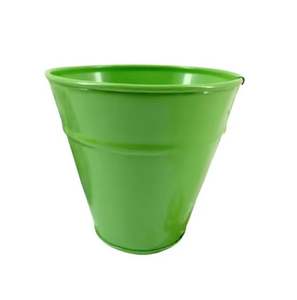 Jardinière décorative ronde en métal en fer blanc et or Pots de jardin pour affichage de fleurs et de plantes Fournitures de décoration de jardin - Product Image 6