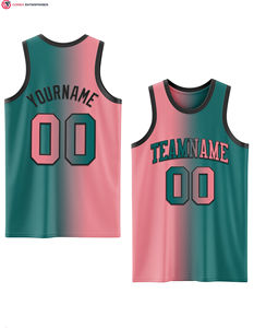 Maillot de basket-ball de mode de couleur personnalisée respirant et coutures à séchage rapide maillot de basket-ball de haute qualité - Product Image 2