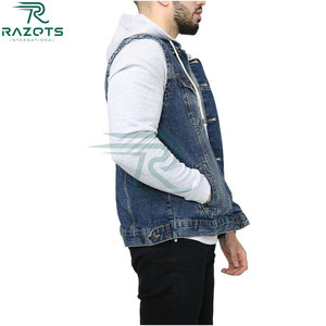 Chaqueta de Forro Polar para Hombre, de Invierno, Estilo Urbano, Tejido de Lana Recubierta, Cuello Alto, Cierre de Botón, Ecológica, Resistente al Viento - Product Image 2